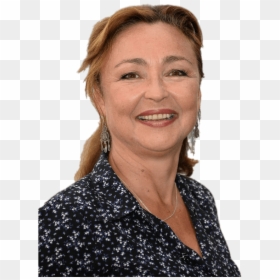 Catherine Frot Smiling - Catherine Frot, HD Png Download - woman smiling png