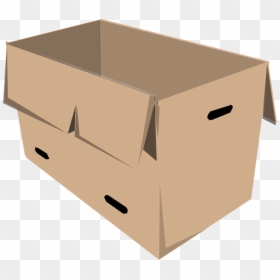Box,cardboard,angle - Box Clip Art, HD Png Download - cardboard boxes png