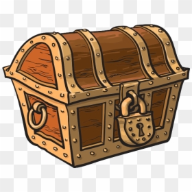 #treasure #pirate #treasurechest #chest #lock #closed - Locked Treasure Chest, HD Png Download - pirate treasure png