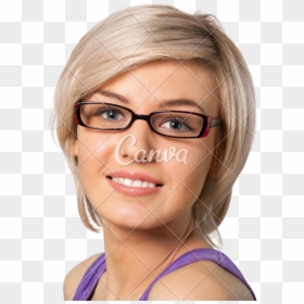 Smiling Woman Photos By Canva - Girl, HD Png Download - woman smiling png