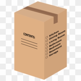 Box, HD Png Download - cardboard boxes png