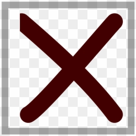 X Mark In A Box, HD Png Download - checked box png