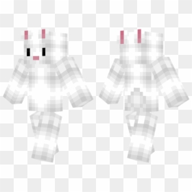 Downloadable Unicorn Minecraft Skin, HD Png Download - white bunny png