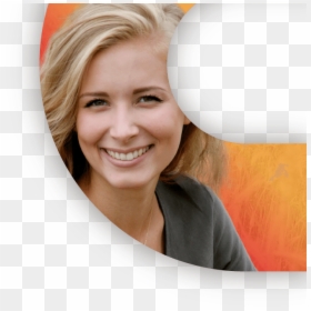 Blonde Woman Smiling - Middle Aged Blonde Hair, HD Png Download - woman smiling png