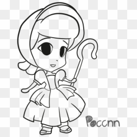 Cute Toy Story Coloring Pages Free Printable Toy Story - Toy Story Bo Peep Cute, HD Png Download - toy story aliens png