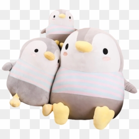 Penguin Plush - Giant Penguin Plushie, HD Png Download - chubby bunny png