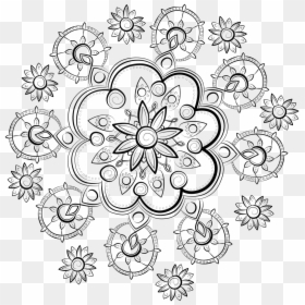 Floral Transparent Patterns Png, Png Download - rose pattern png