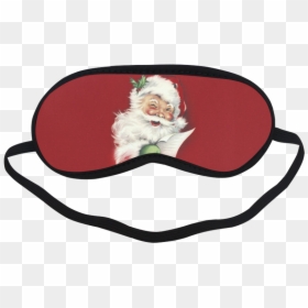 A Beautiful Vintage Santa Claus Sleeping Mask - Tie Dye Sleep Mask, HD Png Download - vintage santa claus png