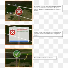 Screenshot, HD Png Download - green check red x png