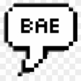 Transparent Bae Png - Cute Pixel Speech Bubble, Png Download - babe png