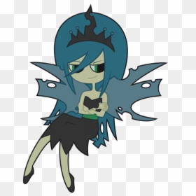 Skinny Clip Simple Free Download - Queen Chrysalis Mlp Base Ms Paint Changeling, HD Png Download - mlp base png