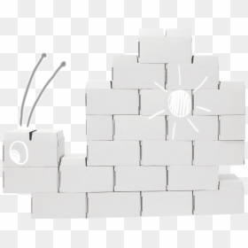 White Big Blocks, Xl Size - Brickwork, HD Png Download - white block png
