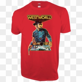 Yul Brynner Westworld Men"s T Shirt - T Shirt Earth Wind And Fire, HD Png Download - westworld png