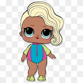 Lol Surprise Surfer Baby, HD Png Download - babe png