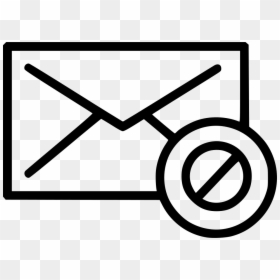 Message Block - Email Vector Icon Png, Transparent Png - white block png