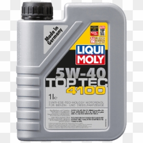 Top Tec 4100 5w40 1l - Liqui Moly 5w40 Top Tec 4100 1l, HD Png Download - tec 9 png
