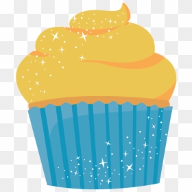 Clip Art Yellow Cupcake, HD Png Download - shopkins clipart png