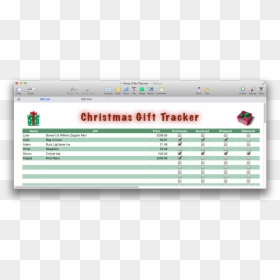Your Mac Teacher, Friendly Training, Help & Support - Christmas Gift List Template, HD Png Download - mac 11 png