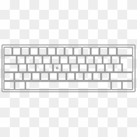 Transparent Keyboard Vector Png - Simple Keyboard Clipart, Png Download - keyboard vector png