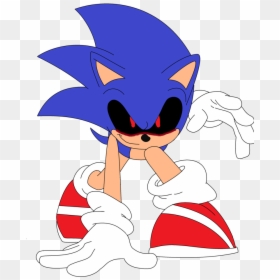 Easy Sonic Exe Drawing, HD Png Download - sonic.exe png