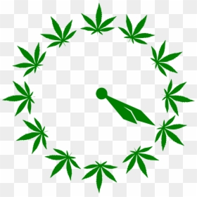 Marijuana Clock, HD Png Download - weed sign png