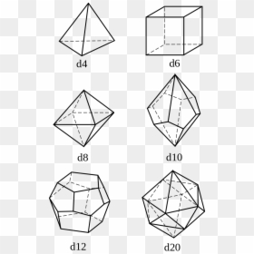 Transparent D20 Dice Png - Polyhedral Dice Vector, Png Download - d20 dice png