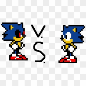 Sonic Exe Pixel Art, HD Png Download - sonic.exe png