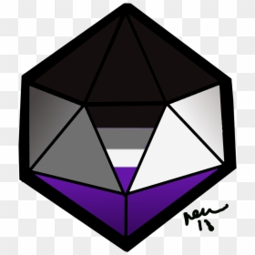 Ren Basel [they/them] ⚧ Aual Pride D20 Merch - Clip Art, HD Png Download - d20 dice png