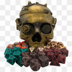Skull, HD Png Download - d20 dice png