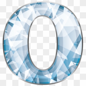 Crystal Numbers Png, Transparent Png - number zero png