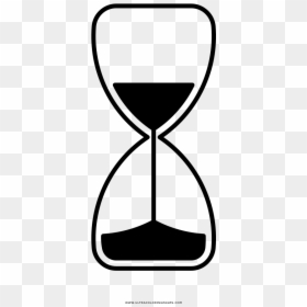 Hourglass Coloring Page - Desenho De Ampulheta Png, Transparent Png - hourglass clipart png