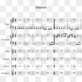 Moment Of Recall Sheet Music, HD Png Download - saturno png