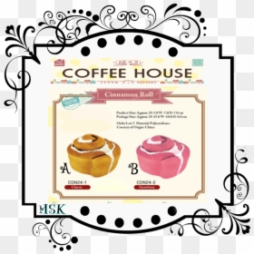 Coffee House Cinnamon Roll Squishy - Kiibru Mini Bun Squishy, HD Png Download - cinnamon bun png