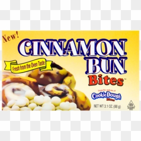 Cinnamon Bun Bites 88g Front - Cookie Dough, HD Png Download - cinnamon bun png