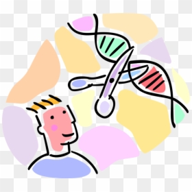 Dna Vector Image Illustration Of Cutting And - Genetic Engineering Pictures Transparent, HD Png Download - dna vector png