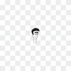 Doodleme B&w Trimmed Lines, HD Png Download - gundam head png