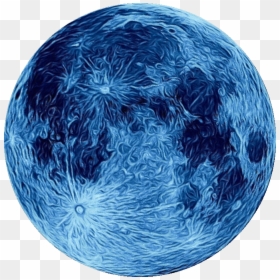 Full Moon Lunar Eclipse Blue Moon Supermoon - Blue Moon Png, Transparent Png - blue moon logo png