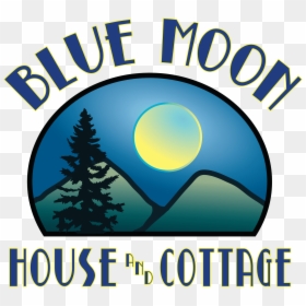 Blue Moon House & Cottage Vacation Rental In Ashland, - Circle, HD Png Download - blue moon logo png