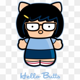 Tina Belcher Hello Kitty, HD Png Download - bob belcher png