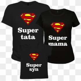 Zestaw Koszulek Super Mama - Superman-classic Logo, HD Png Download - super mama png