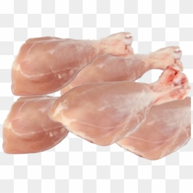 Transparent Chicken Leg Png - Raw Chicken Leg Piece, Png Download - chicken meat png