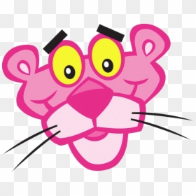 Pink Panther Face, HD Png Download - panther paw png