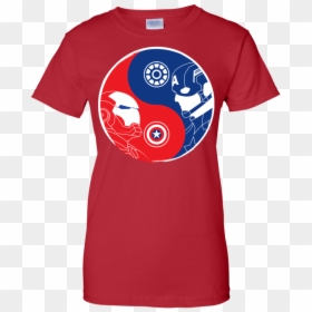 Red Vs Blue Civil War Spiderman T Shirt & Hoodie , - T Shirt, HD Png Download - spiderman civil war png
