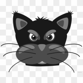 Transparent Panther Paw Png - Cute Cartoon Cat Face, Png Download - panther paw png