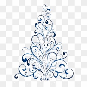 Tree Png Transparent Clipart Christmas, Png Download - blue christmas tree png