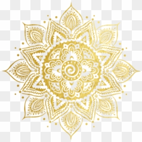 Mandala - Gold Mandala Designs Png, Transparent Png - simple mandala png