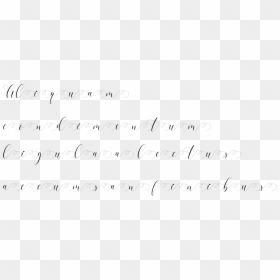Handwriting, HD Png Download - swashes png
