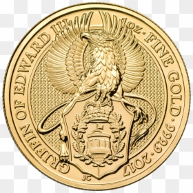 Queens Beasts Gold Griffin, HD Png Download - fantastic beasts and where to find them png