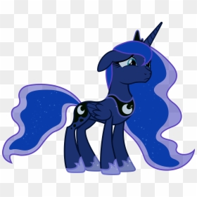 Princess Luna Twilight Sparkle Horse Mammal Fictional - Mlp Princess Luna Sad, HD Png Download - princess luna png