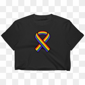 Active Shirt, HD Png Download - rainbow ribbon png